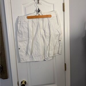 White Stag Women's White Bermuda Shorts
